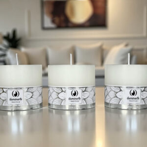 Velas Neutras Spa Line Chica Cod 024E(6x6.8cm)