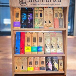 Exhibidor Aromanza Mediano con luz led
