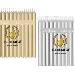 Velas largas ORO-PLATA