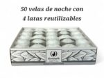 Velas de noche x 50 Blancas - Image 3