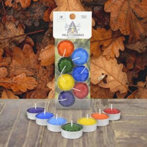Velas de Noche 7 Chakras Aromáticas (iluminarte)