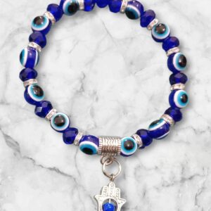 Pulsera ojo turco azul