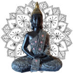 Buda de la meditación grande (39 cm) - Imagen 4
