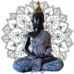 Buda de la meditación grande (39 cm) - Imagen 3