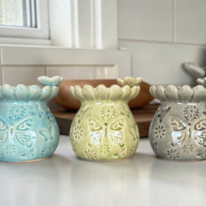 Hornillo margarita con mariposa 9,4cm Cod795J