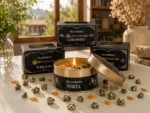 Velas Orgánicas Aromáticas (Con Cristales Semipreciosos) - Imagen 4