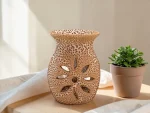 Horno Textura con flor 8cm Cod 795